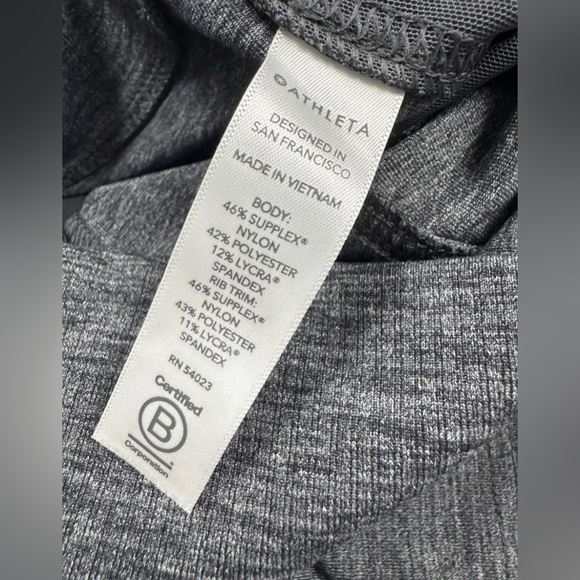 Athleta High Rise Venice Jogger, Space Dye Charcoal Gray,‎ Super Soft, sz Small - Picture 9 of 9